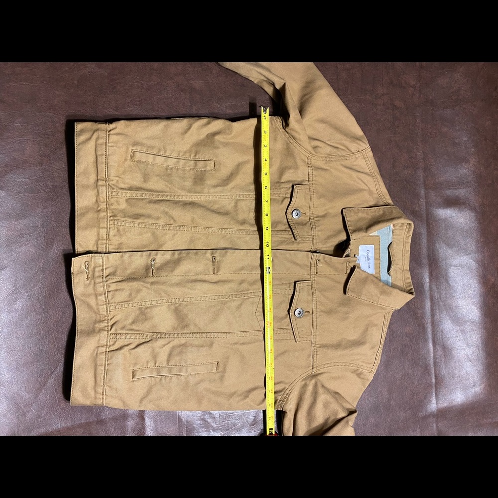 Goodfellow tan denim jacket